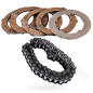 Kit Discos embrague Ferodo, cadena embrague 52e y Juntas Agria 3000