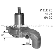 Bomba tractor Barreiros B36 motor renault D17 D20 talbot dodge C17 C20 sin t