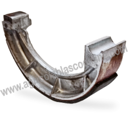 Zapata Freno tractor Pasquali aluminio (Freno mecanico)