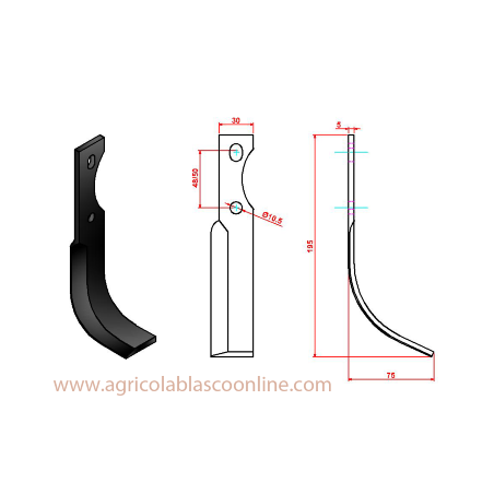cuchilla agria 7000 modelo 200 CM big