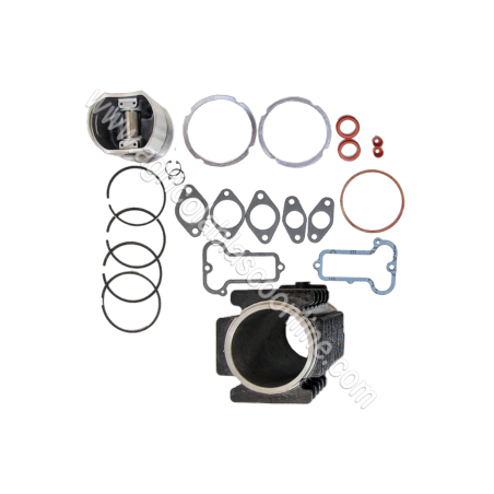 Kit cilindro piston para motores Lombardini 3LD510 Y 3LD511 Antiguo LDA510 4 Segmentos
