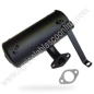 Kit tubo escape motor Agria 3000 (DESCATALOGADO)
