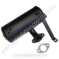 Kit tubo escape motor Agria 3000 (DESCATALOGADO)