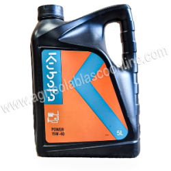 Lata 5 litros aceite motor Power 15W40 Kubota Tractores