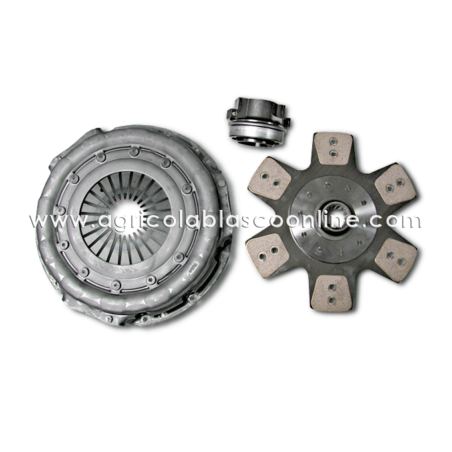 Embrague diafragma completo con maza y disco tractor Ebro 6100, 6125, 8100, 8135, H135