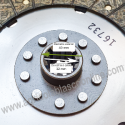  Disco Emrague Barreiros R535 R350s 3000v 4000v 1139 con medidas 03 big