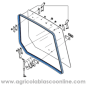 Goma Cristal trasero tractor Kubota Mod. M6040, M7040, M8540, M8560, M9540, M9960, M5091, M5111STAND
