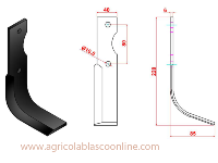cuchilla agria 7000 modelo 214 R big