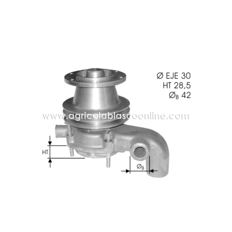 bomba agua tractor barreiros 4220 cabina abatible B110 big