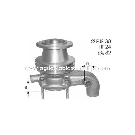 Bomba agua tractor Barreiros 4220 con cabina abatible, pegaso