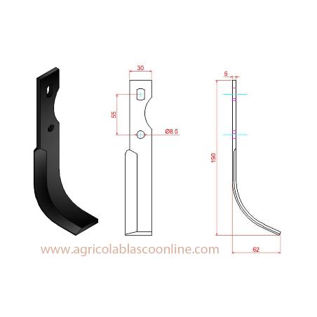 cuchilla agria 7500 modelo 112 big