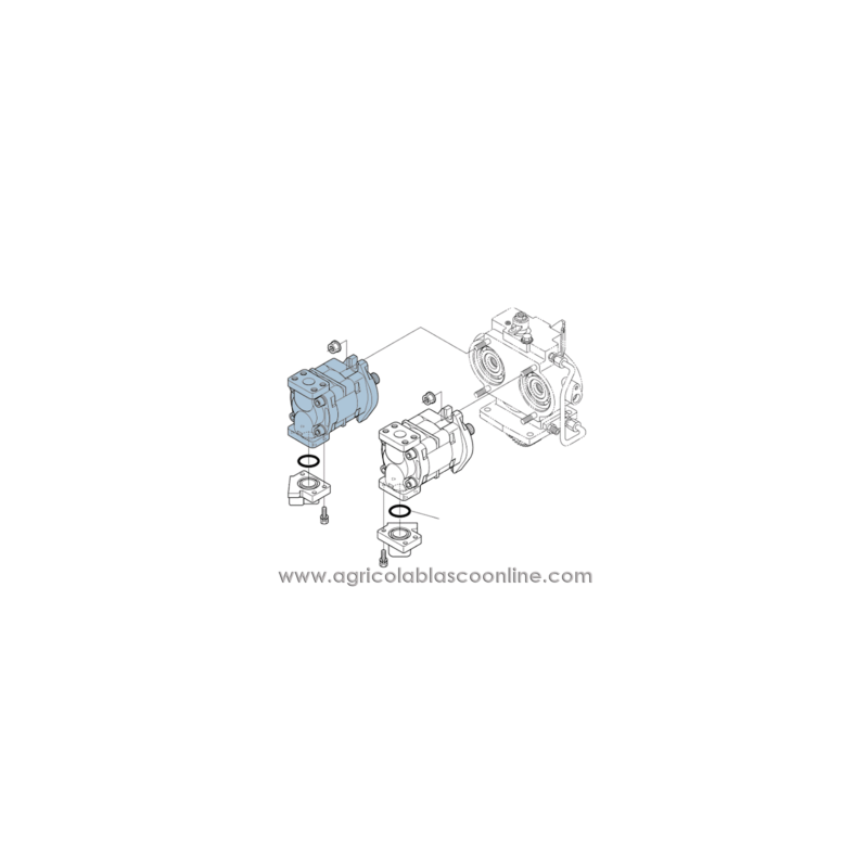 Bomba direccion Kubota M108 repuesto original big