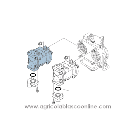 Bomba direcccion Kubota M108 original