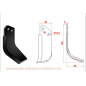 Cuchilla Rotovato Agria 7714/7713-RANCHO/7713 modelo 198-CPD