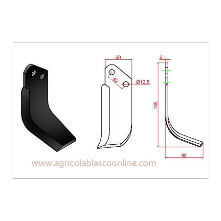 cuchilla agria 7714 7713 modelo 198 CTD big