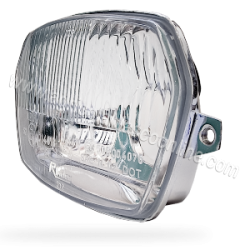 9964031 Faro optica pasquali Delantera Frontal Tractor Motocultor Antiguo 4 