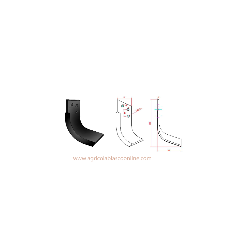 cuchilla agria 2700 modelo 164 BL3 big