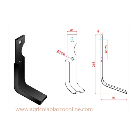 cuchilla agria 3000 modelo malaga 187 big