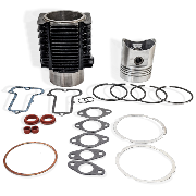 Reparacion Cilindro piston Segmentos bulon juntas gomas camisa Clips lda510 