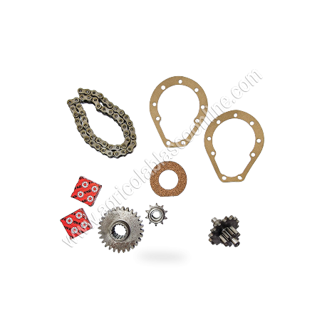 28077 Kit pinones Cadena transmision Agria completo Reparacion Motocultor 30
