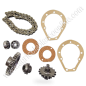 Kit piñones y cadena 56 transmisión Motocultor Agria 3000