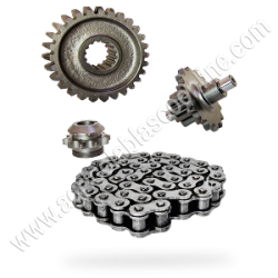  28077 Kit pinones Cadena transmision Agria completo Reparacion Motocultor 30