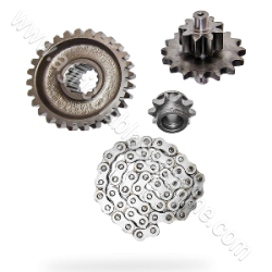  28077 Kit pinones Cadena transmision Agria completo Reparacion Motocultor 30