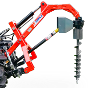 Ahoyadora Tractor broca Hidraulica apero aholladora hoyos implements 1 big