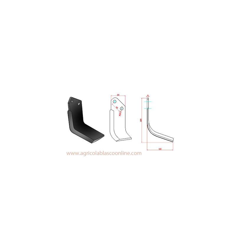 cuchilla agria 2700 modelo 164 BL2 big