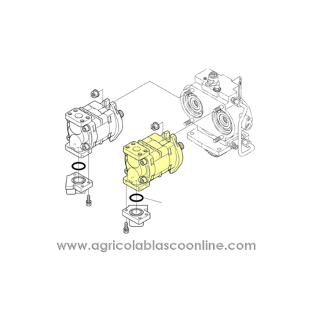 Bomba hidraulica Kubota M108 original