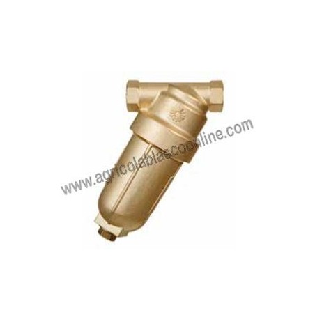 CON TAPON filtro inclinado laton doble riego presion bar malla recambio cali