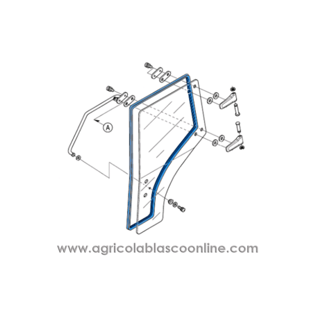 Goma cristal kubota original repuesto tractor big