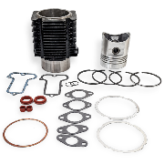 Kit Reparacion Cilindro piston Segmentos bulon juntas gomas camisa Clips lom