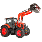 Tractor Kubota M6-121 Utility Con suspensión Tractor Kubota M6-121 Utility Con suspensión