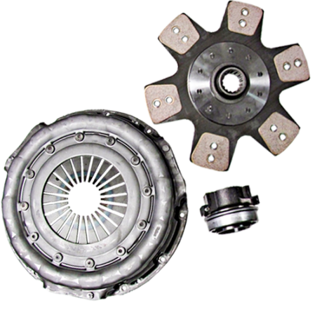 Embrague diafragma completo con maza y disco tractor Ebro 6100, 6125, 8100, 8135, H135