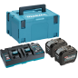 Kit de Baterías XGT 40v Max 5,0 Ah Makita con cargador doble de carga rápida Kit de Baterías XGT 40v Max 5,0 Ah Makita con cargador doble de carga rápida