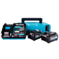 Kit de Baterías XGT 40v Max 4,0 Ah Makita con cargador simple de carga rápida Kit de Baterías XGT 40v Max 4,0 Ah Makita con cargador simple de carga rápida
