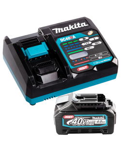 Kit de Batería XGT 40v Max 4,0 Ah Makita con cargador simple de carga rápida 191J65-4