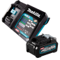 Kit de Batería XGT 40v Max 4,0 Ah Makita con cargador simple de carga rápida 191J65-4