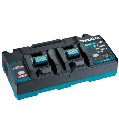 Cargador doble rápido Makita XGT 40v  DC40RB