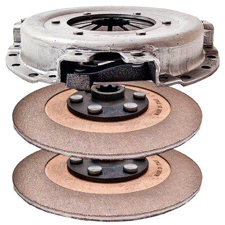 Kit Embrague Agria 7713 doble disco 110mm 8 estrías - sin cojinete -