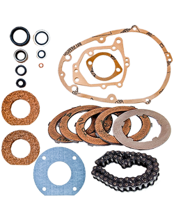 Kit Discos embrague Ferodo, cadena embrague 52e y Juntas Agria 3000