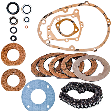 Kit Discos embrague Ferodo, cadena embrague 52e y Juntas Agria 3000