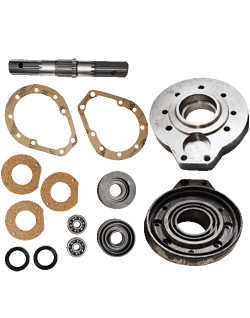 Kit tapa carter y eje transmisión Motocultor Agria 3000