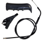 Cable con Funda de acelerador Zenith, puño y  maneta Agria 3000