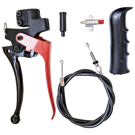 Cable embrague con maneta, puño e interruptor. Motocultor Agria 3000
