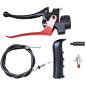 Cable embrague con maneta, puño e interruptor. Motocultor Agria 3000