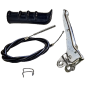 Cable embrague con maneta de chapa para motocultor Agria 3000