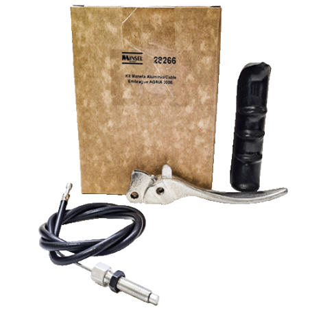Cable embrague con maneta de Aluminio para motocultor Agria 3000