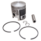 Piston completo motor Gasolina Minsel M165 diámetro 61mm x 2 Segmentos 2 mm Piston completo motor Gasolina Minsel M165 diámetro 61mm x 2 Segmentos 2 mm